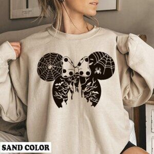 Disney Halloween Minnie Sweatshirt Family Spooky Season Holiday Shirt
